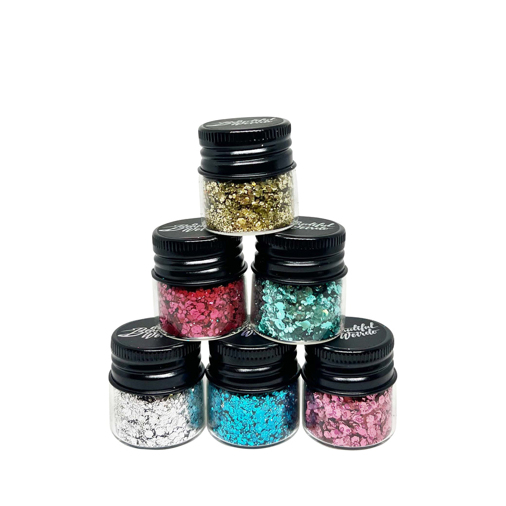 SOLID COLOUR MIX-BLEND ECO GLITTER COLLECTION