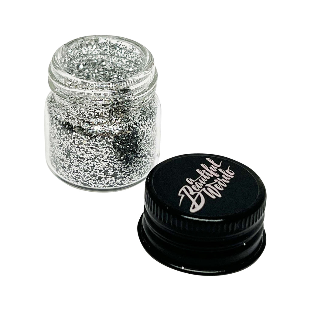 STRAIGHT UP SILVER ECO GLITTER - FINE