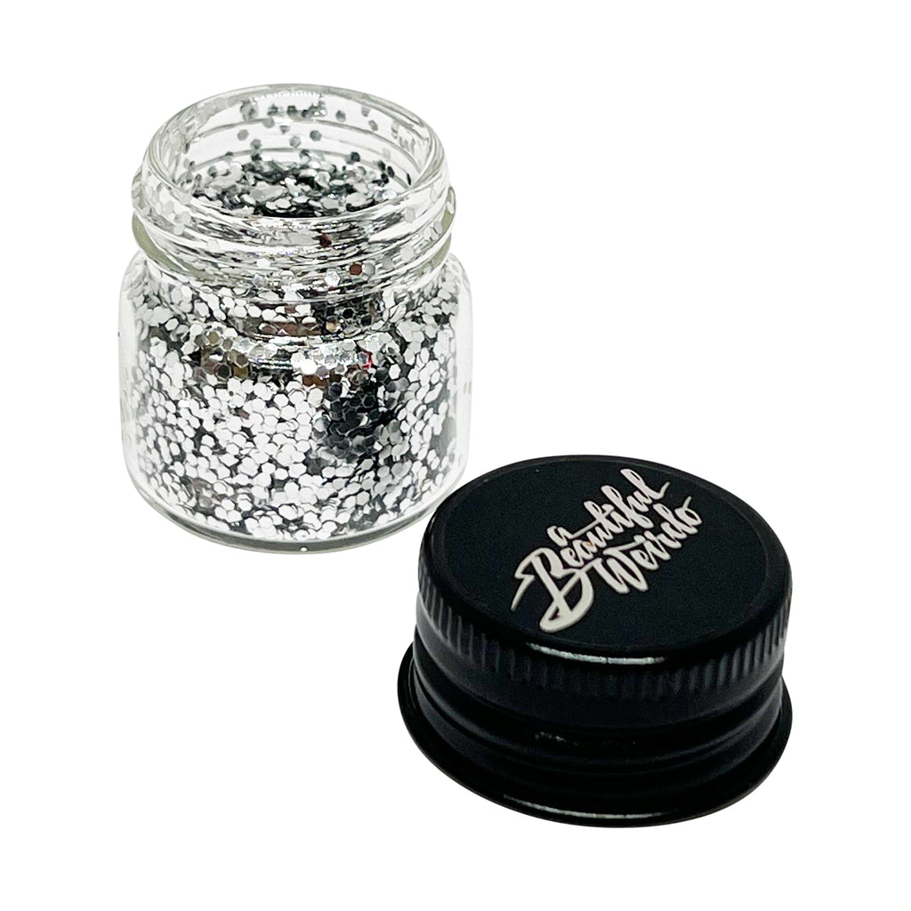 STRAIGHT UP SILVER ECO GLITTER - MEDIUM