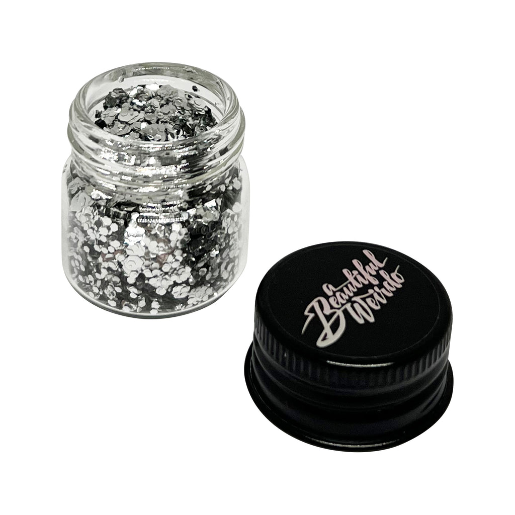 STRAIGHT UP SILVER ECO GLITTER - SOLID MIX BLEND