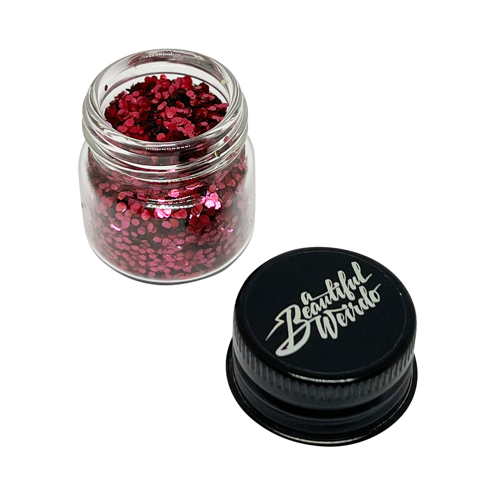 DISCO DOLL ECO GLITTER - MEDIUM (DARK ROSE)