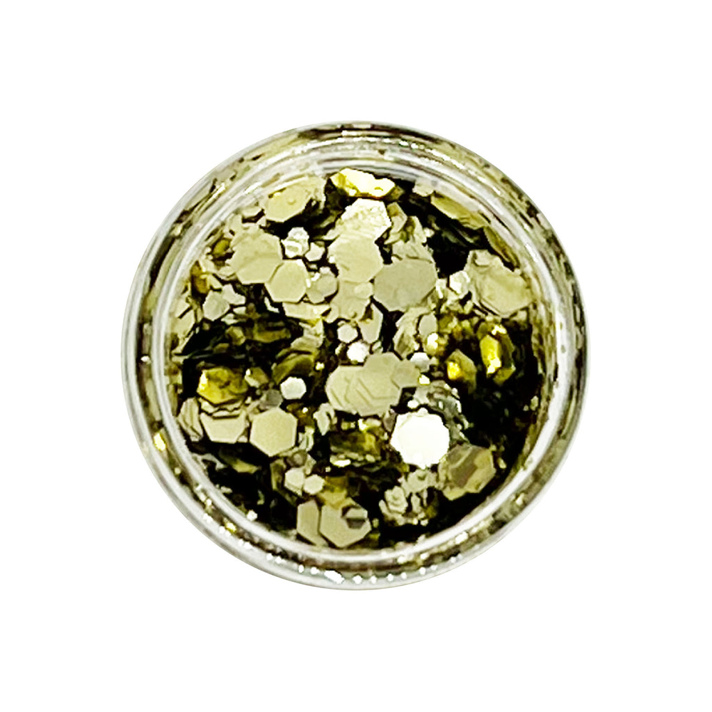 BOOGIE NIGHTS GOLD ECO GLITTER - SOLID MIX BLEND