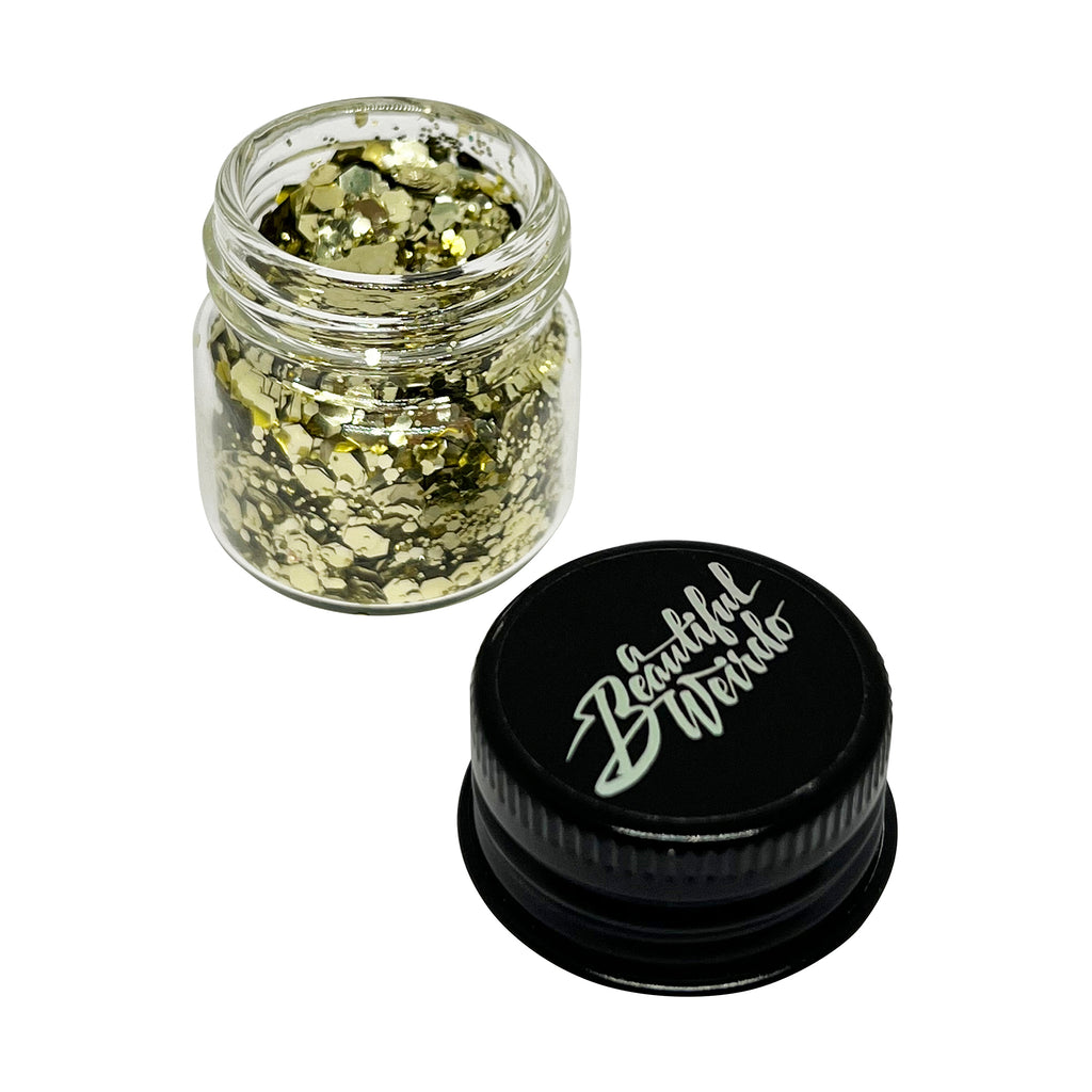 BOOGIE NIGHTS GOLD ECO GLITTER - SOLID MIX BLEND