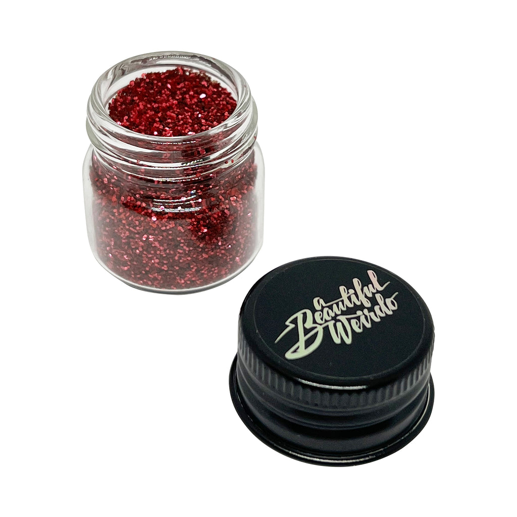 FIRECRACKER RED ECO GLITTER - FINE