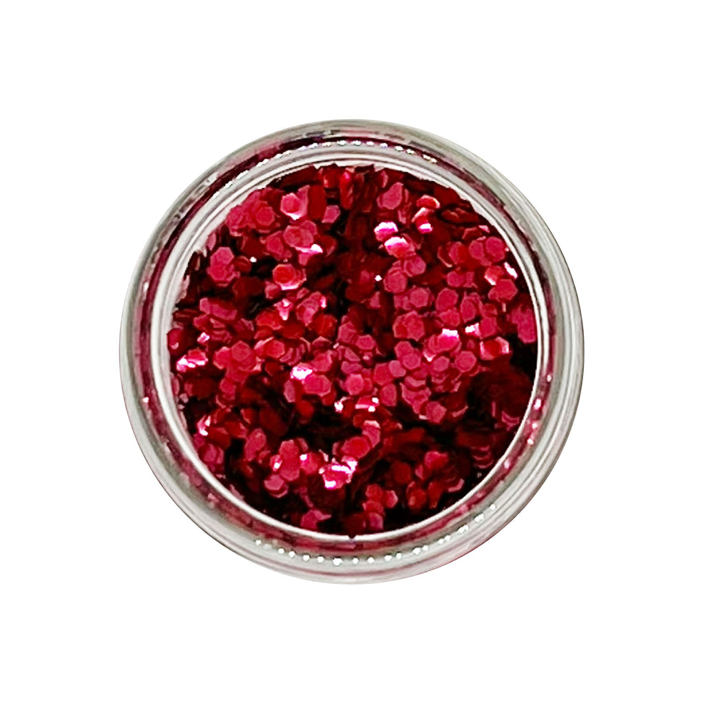 FIRECRACKER RED ECO GLITTER - MEDIUM