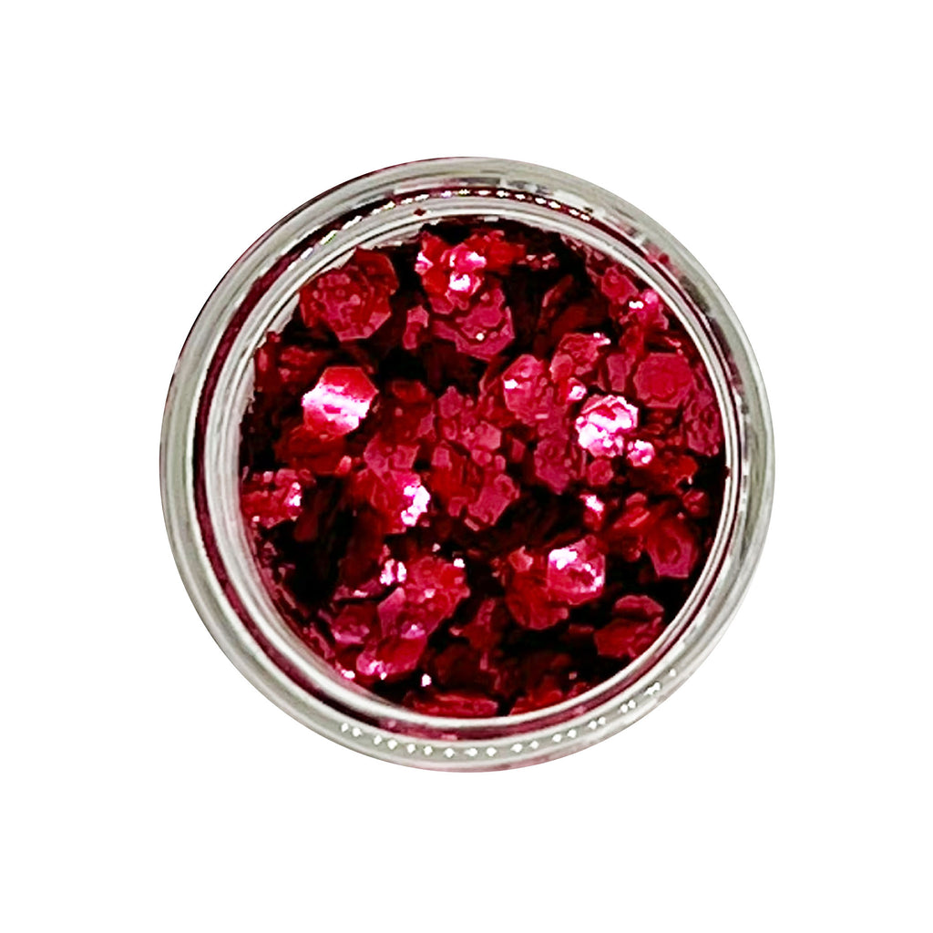 FIRECRACKER RED ECO GLITTER - SOLID MIX BLEND