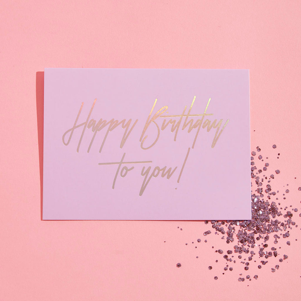 ECO GLITTER GREETINGS CARDS - SET OF 6