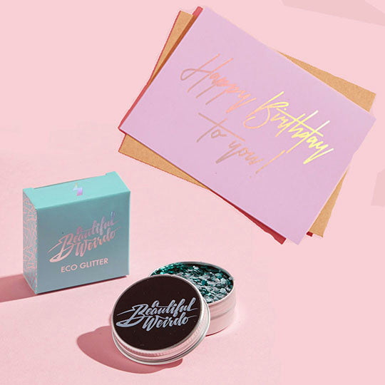 ECO GLITTER AND ECO GLITTER CARD GIFT COMBO