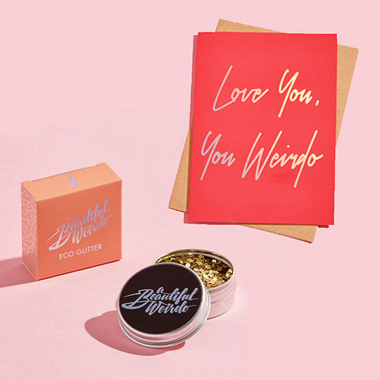 ECO GLITTER AND ECO GLITTER CARD GIFT COMBO