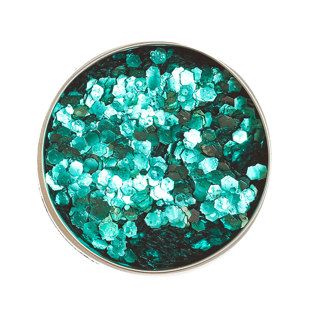 COSMIC SIREN GREEN ECO GLITTER