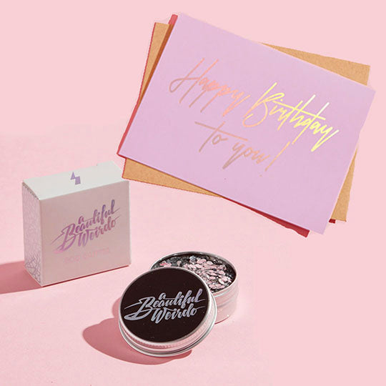 ECO GLITTER AND ECO GLITTER CARD GIFT COMBO